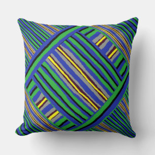 Sierkussen- Kente Stripes #2 Sierkussen