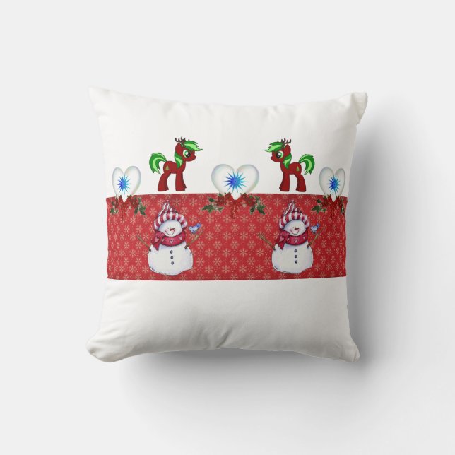 Sierkussen kerst (Voorkant)