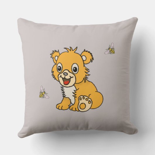 Sierkussen kleine lion (Achterkant)