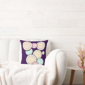 Sierkussen kleurrijke cirkels