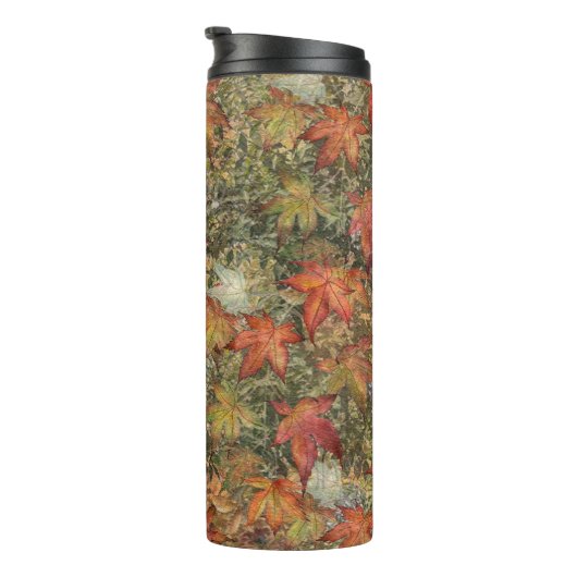 Sierkussen Koffiefles (herfst) Thermosbeker (Geroteerd rechts)