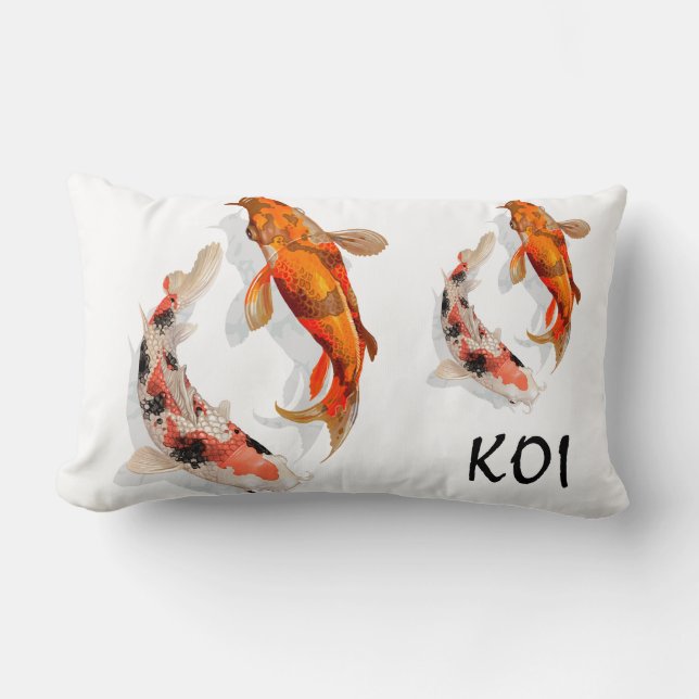 Sierkussen-KOI Fish Kussen (Voorkant)