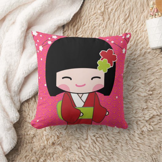 Sierkussen Kokeshi Doll (Deken)