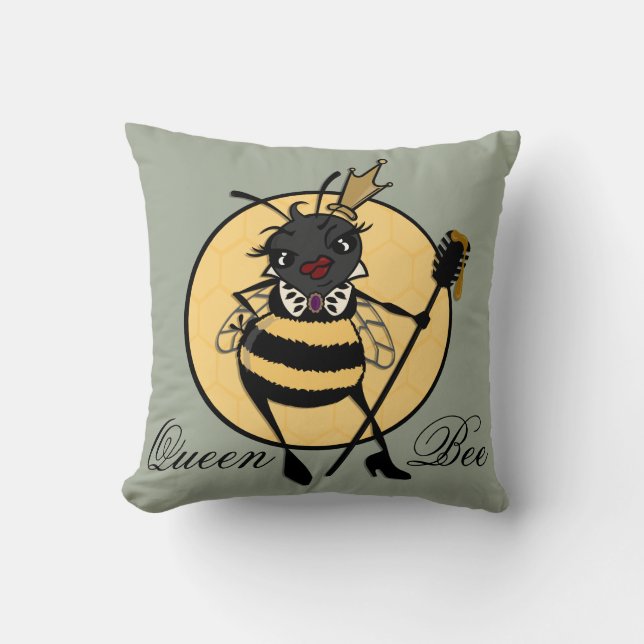 SIERKUSSEN KONINGEEN BEE ILLUSTRATION SQUARE (Voorkant)