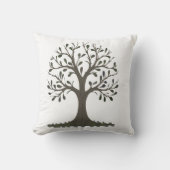 Sierkussen Levensboom Natuurlijke Decoratie (Voorkant)
