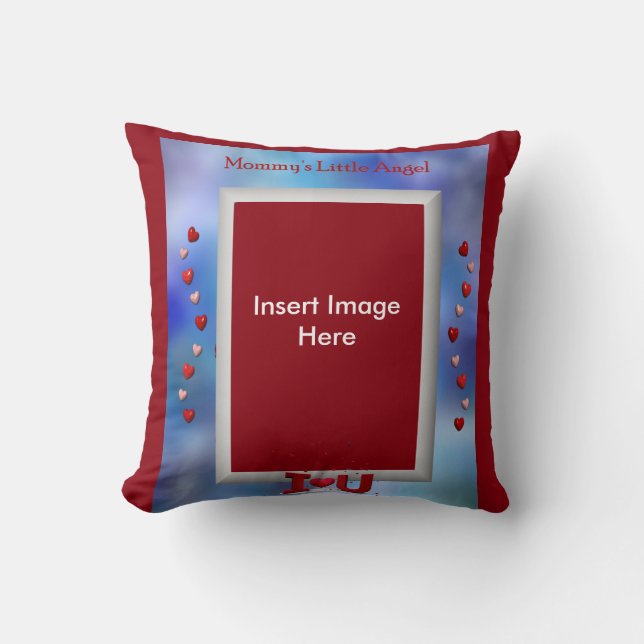 Sierkussen Little Angel van mama (Voorkant)