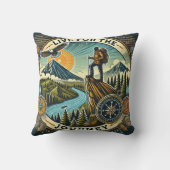 Sierkussen "Live for the Journey" (Achterkant)