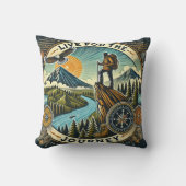 Sierkussen "Live for the Journey" (Voorkant)