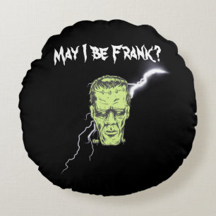 Sierkussen, mag ik Frank zijn, Frankenstein Rond Kussen