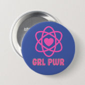 Sierkussen Meiskrachtenergie Ronde Button 7,6 Cm (Voorkant /achterkant)