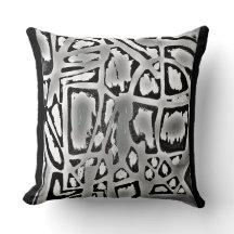 Sierkussen met abstract design