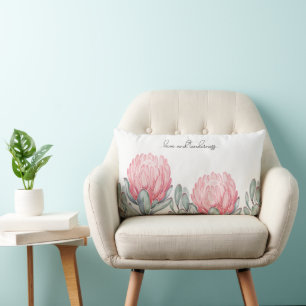Sierkussen met charmante, delicate bloemetjes. kussen