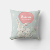 Sierkussen met de naam Nursery girl decoratie (Voorkant)