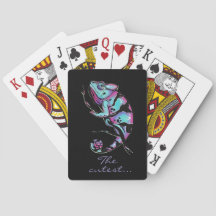 Sierkussen met een schattig kameleon design.