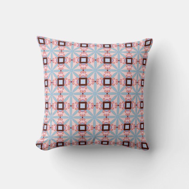 sierkussen met geometrisch patroon (Voorkant)
