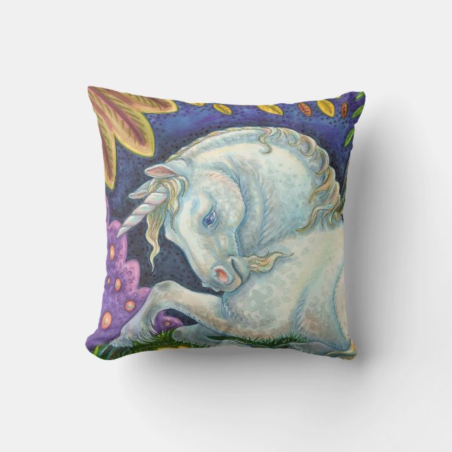 Sierkussen met gevleugelde unicorn Fantasy (Voorkant)