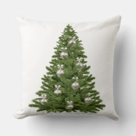 Sierkussen met kerstbomen