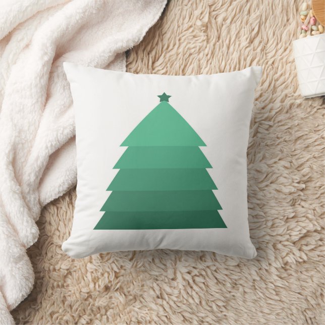 Sierkussen met kerstbomen (Deken)