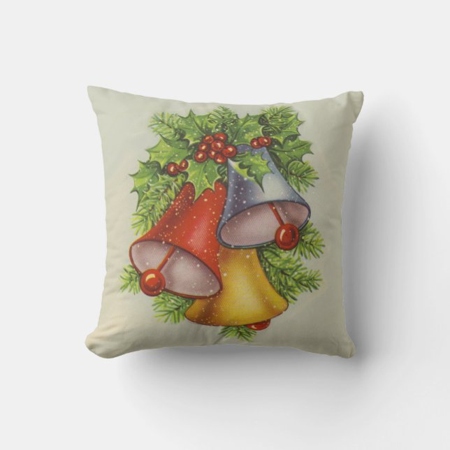Sierkussen met kerstcadeaubonen (Voorkant)