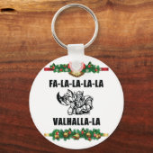 Sierkussen met kerstvalhalla sleutelhanger (Voorkant)