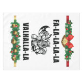 Sierkussen met kerstvalhalla tafelkleed (Voorkant (Horizontaal))
