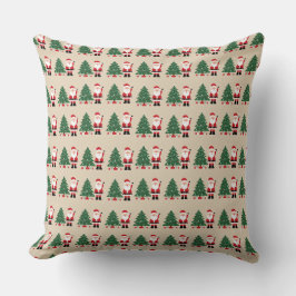 Sierkussen met kerstversiering