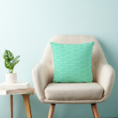 Sierkussen met kindernaam Mint Green HAMbyWG (Stoel)