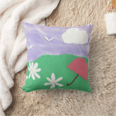 Sierkussen met openluchtscène (Deken)