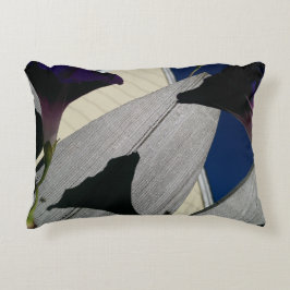 Sierkussen met Paars Floral Design" Accent Kussen