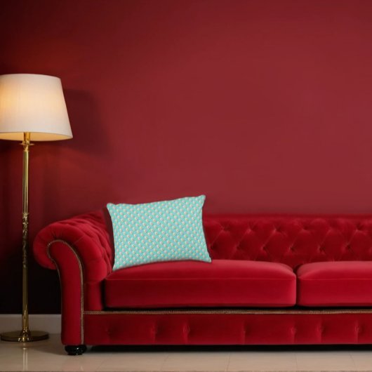 Sierkussen met parel- en turkooisaccent accent kussen