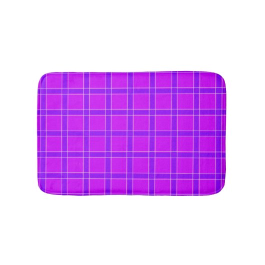 Sierkussen met  patroon voor Bright neoncrimson Badmat (Voorkant)