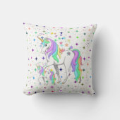 Sierkussen met prachtige Unicorns (Voorkant)