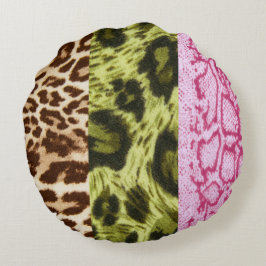 Sierkussen met proefafdrukken rond kussen