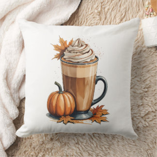 Sierkussen met Pumpkin Spice Latte
