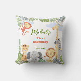 Sierkussen met schattige beesten.