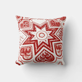 Sierkussen "Mijn hart" (wit)