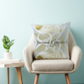 Sierkussen Modern White Rose Keepomwille (Stoel)