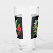Sierkussen mooie bloemen glas (Rechts)