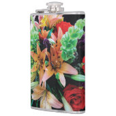 Sierkussen mooie bloemen heupfles (Links)