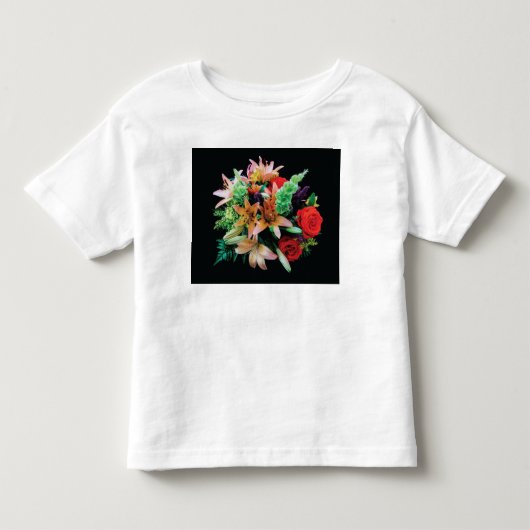 Sierkussen mooie bloemen kinder shirts (Voorkant)