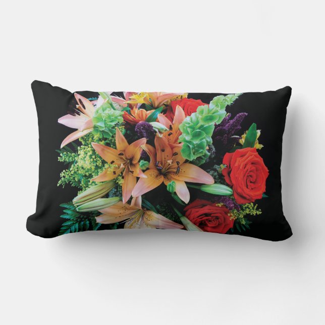 Sierkussen mooie bloemen kussen (Voorkant)