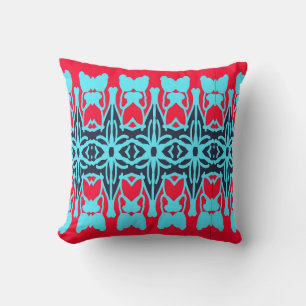 Sierkussen, Multi kleur stof print ontwerp Kussen