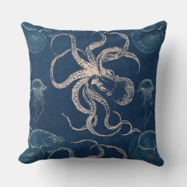 Sierkussen "Nautical/Octopus"