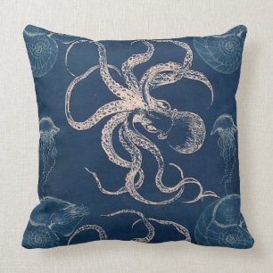 Sierkussen "Nautical/Octopus"