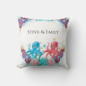 Sierkussen Octopus van Twins Ocean Colorful baby (Voorkant)