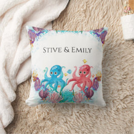 Sierkussen Octopus van Twins Ocean Colorful baby