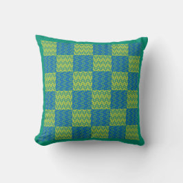 Sierkussen of kussen Emerald, Green en Blue