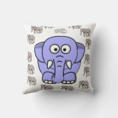 Sierkussen olifant (Achterkant)