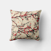 Sierkussen Oriental Japanse Sakura Plum Blossom (Achterkant)