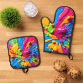 Sierkussen Ovenwant & Pannenlap Set (Top down)